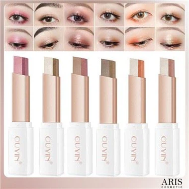 2 färger Gradient Eyeshadow Stick Matte