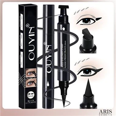 Svart eyeliner för perfekt bevingad kattöga